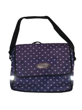 Axiom performance gear Purple white pattern Messenger Bag